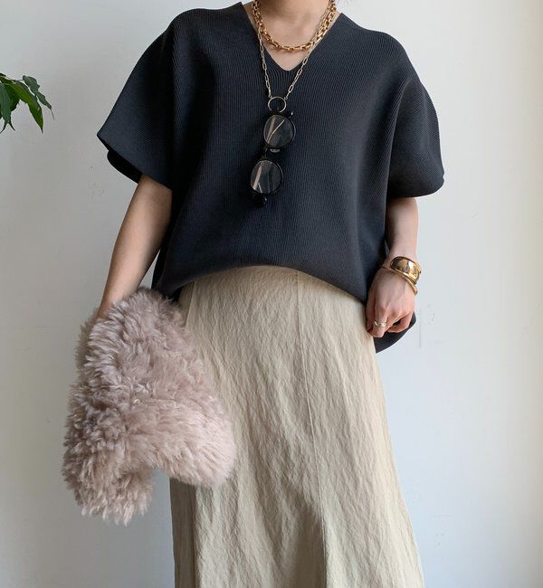  「ストレッチ片畦ベスト」|ニット・セーター|