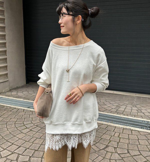  「【インフルエンサーOKOCHI企画】リバーシブルロゴスウェット」|Tシャツ・カットソー|