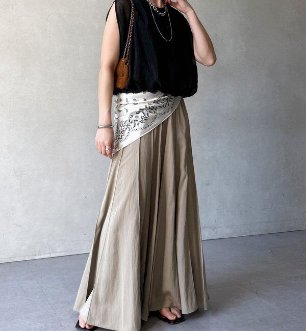  「【WEB限定】オーガンジーレイヤードバルーンプルオーバー」|シャツ・ブラウス|