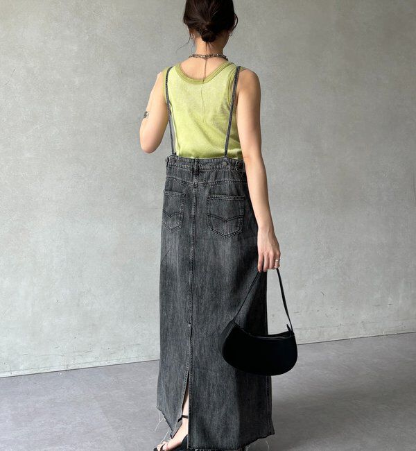  「ラメリブチュールタンク」|Tシャツ・カットソー|