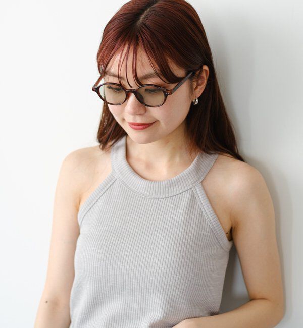  「【江口3GOODS BAG/fiw.】オーバルサングラス」|サングラス|グレー