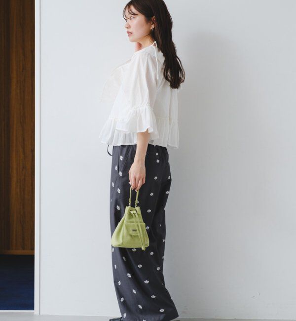  「バタフライフリルブラウス」|シャツ・ブラウス|