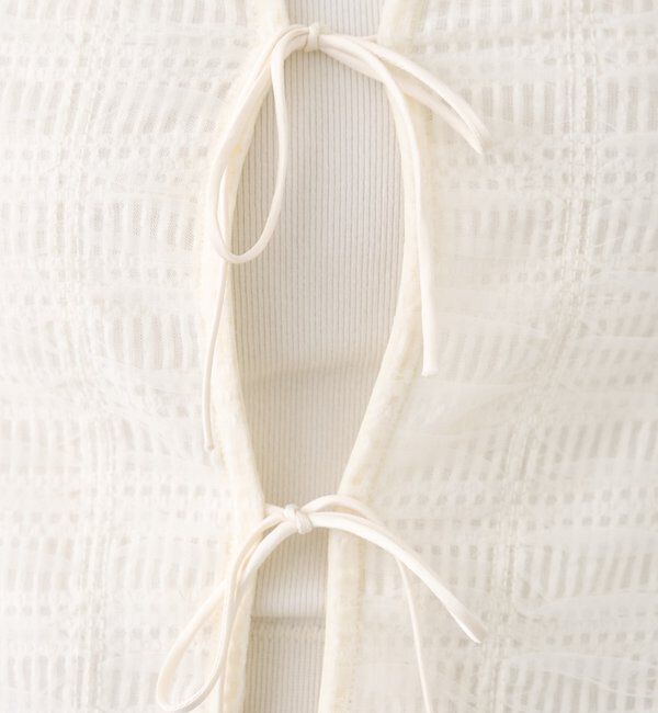  「チュールリボンブラウス」|シャツ・ブラウス|