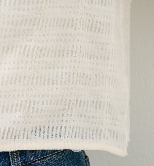  「チュールリボンブラウス」|シャツ・ブラウス|