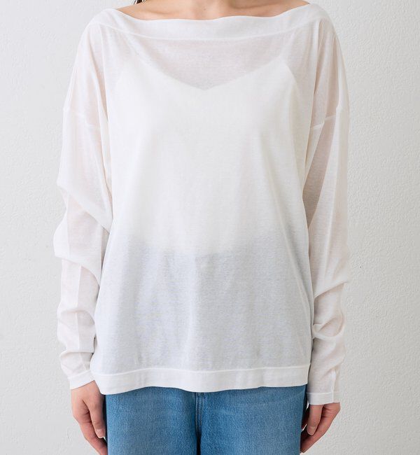  「予約【大人の肌見せに】シアードルマンカットソー」|Tシャツ・カットソー|