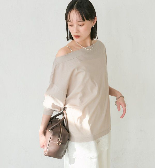  「予約【大人の肌見せに】シアードルマンカットソー」|Tシャツ・カットソー|