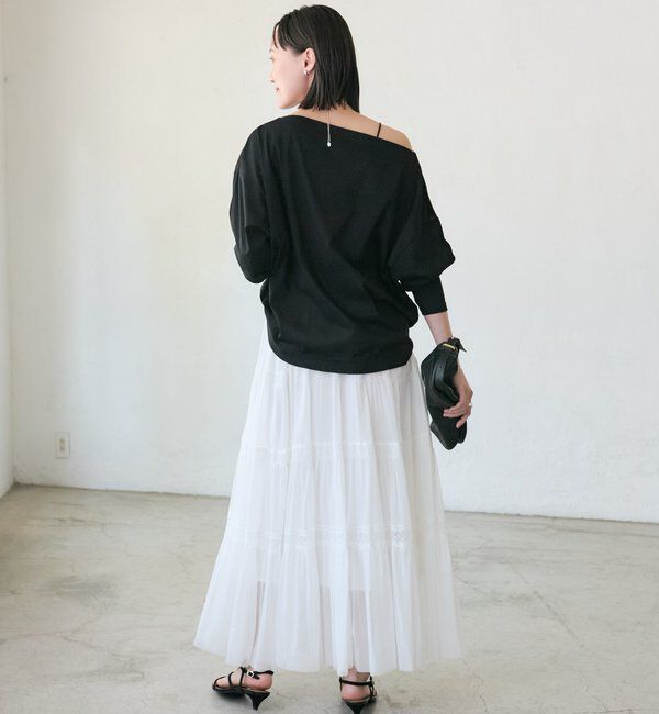  「予約【大人の肌見せに】シアードルマンカットソー」|Tシャツ・カットソー|