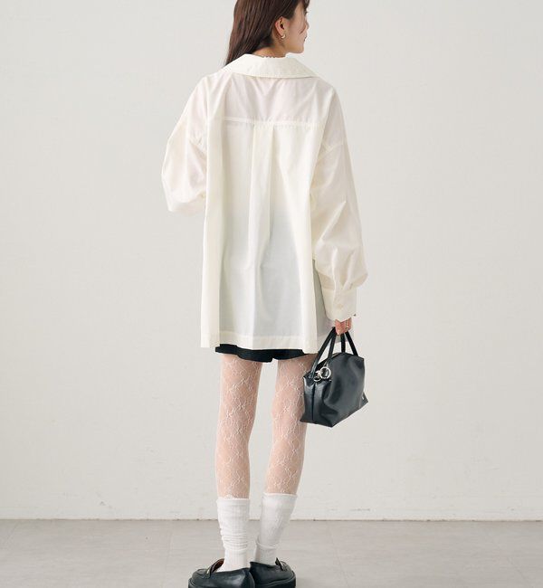  「襟付きスキッパーシャツ」|シャツ・ブラウス|