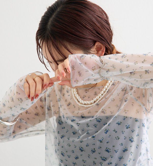  「プリントシアーロンT」|Tシャツ・カットソー|