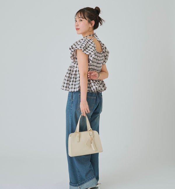  「【@sktnnm企画】リップチャーム付きminiボストンBAG」|トートバッグ|