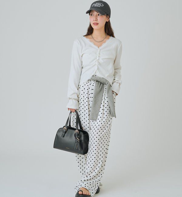  「【@sktnnm企画】リップチャーム付きminiボストンBAG」|トートバッグ|