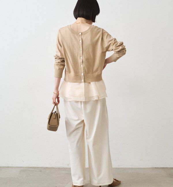  「ペプラムニットカーデ」|ニット・セーター|