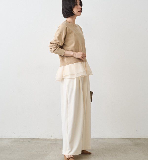  「ペプラムニットカーデ」|ニット・セーター|