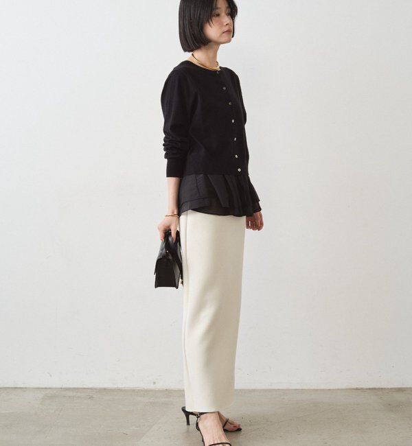  「ペプラムニットカーデ」|ニット・セーター|