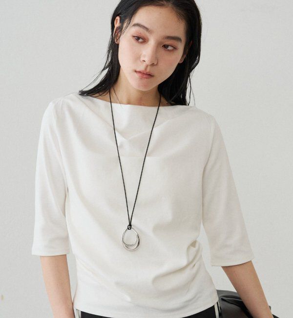  「ドレープカットソー」|Tシャツ・カットソー|オフホワイト