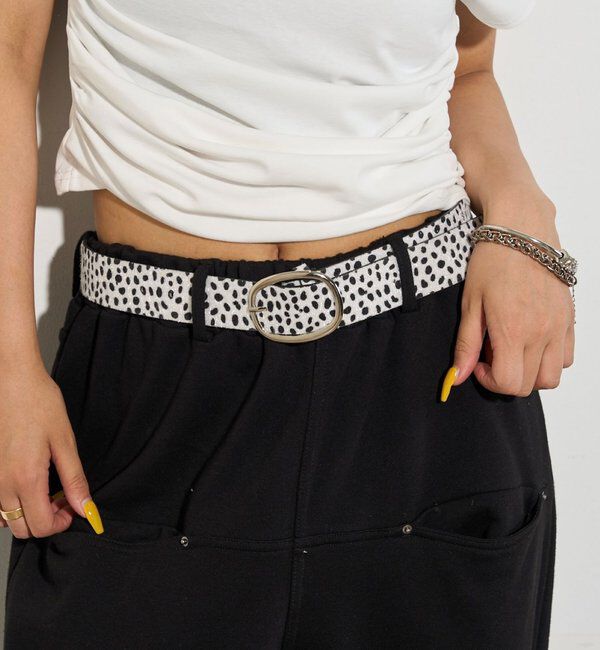  「アソート柄ベルト /ヒョウ柄(レオパード、カモ柄)」|ベルト|