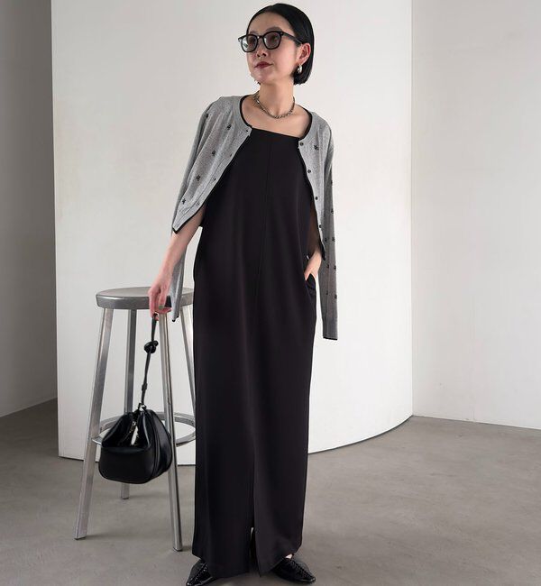  「【tani企画】UネックIラインワンピース」|ワンピース|