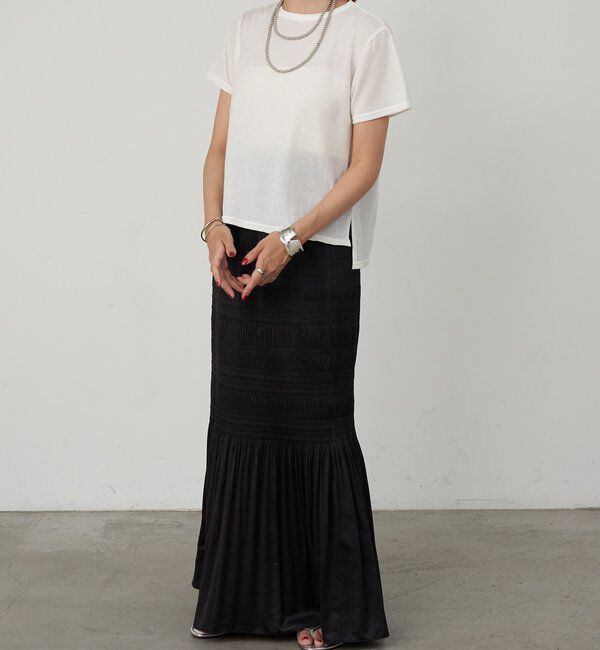  「シャイニー天竺Tシャツ」|Tシャツ・カットソー|