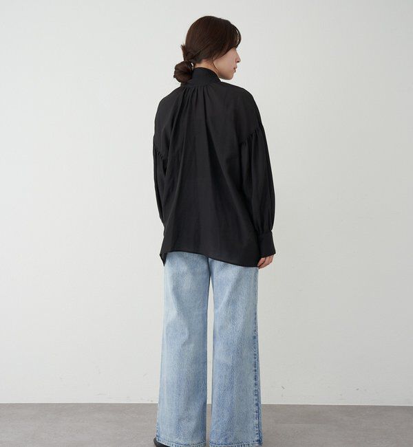  「【ainode】フレアパンツ」|デニム|