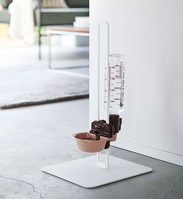 collex「【nooks】山崎実業 ペット用ボトル給水器スタンド」|その他|ホワイト