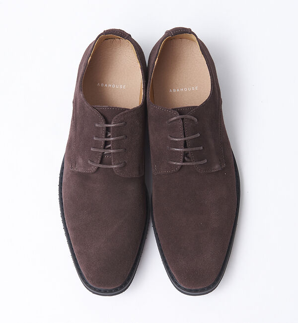 ABAHOUSE「【JapanMade】スウェード プレーントゥ シューズ」|その他|