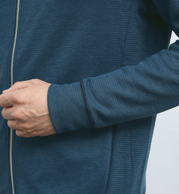 ABAHOUSE「【袖配色ステッチ】ジップアップ パーカー」|パーカー|