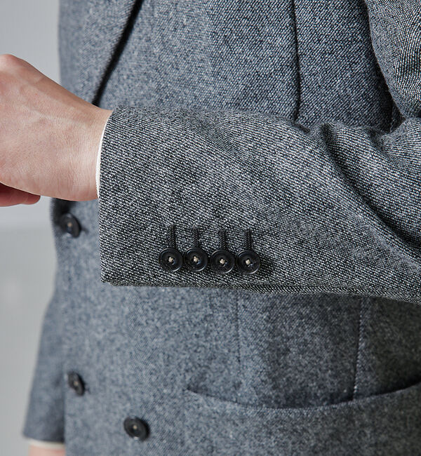 ABAHOUSE「【セットアップ対応】カシミヤ ブレンド ダブルジャケット」|その他|