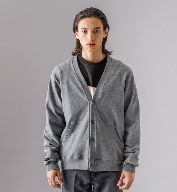 ABAHOUSE「【BARBARIAN / バーバリアン】ヘビーウエイト カーディガン」|カーディガン|