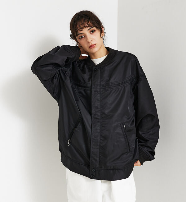 ABAHOUSE「【TOWNCRAFT/タウンクラフト】60S DERBY STYLED JACK」|ブルゾン・スタジャン|ブラック