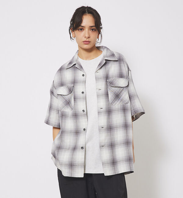 ABAHOUSE「【PENDLETON/ペンドルトン】Open Collar Shirt/ボードシ」|シャツ・ブラウス|