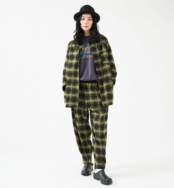 ABAHOUSE「【Revo.レボ】 オンブレーチェックシャツ/ルーズフィット /セットアップ/ユ」|シャツ・ブラウス|