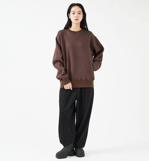 ABAHOUSE「【FORTUNA/フォルトゥナ】TECH SWEAT CREW NECK /トロ」|Tシャツ・カットソー|