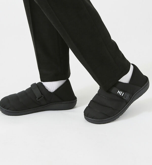 ABAHOUSE「【MEI / メイ】フロントベルト 内起毛 ウォーム キルティング ワンマイル」|その他|ブラック