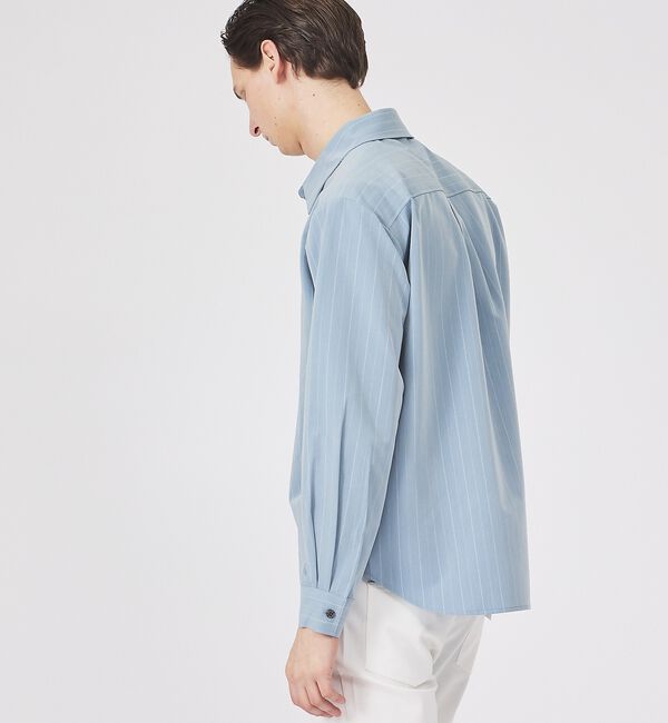 ABAHOUSE「【定番】レギュラーカラーストライプシャツ」|シャツ・ブラウス|