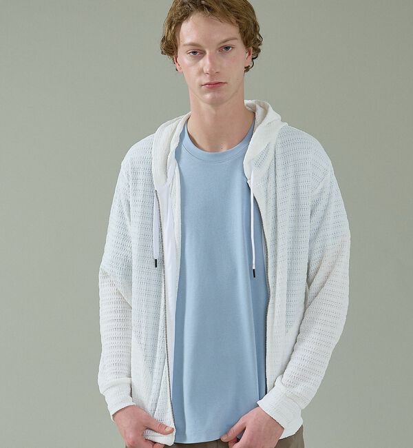 ABAHOUSE「【リバーシブルカラー】ライトポンチ 半袖Tシャツ / リラックスフィット【予約】」|Tシャツ・カットソー|