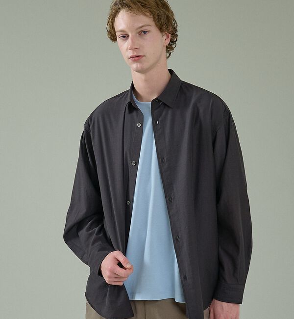 ABAHOUSE「【リバーシブルカラー】ライトポンチ 半袖Tシャツ / リラックスフィット【予約】」|Tシャツ・カットソー|