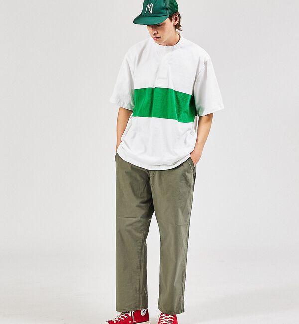 ABAHOUSE「【LEE/リー】 リラックスワイドパンツ FLeeasy/フリージー LM580」|デニム|