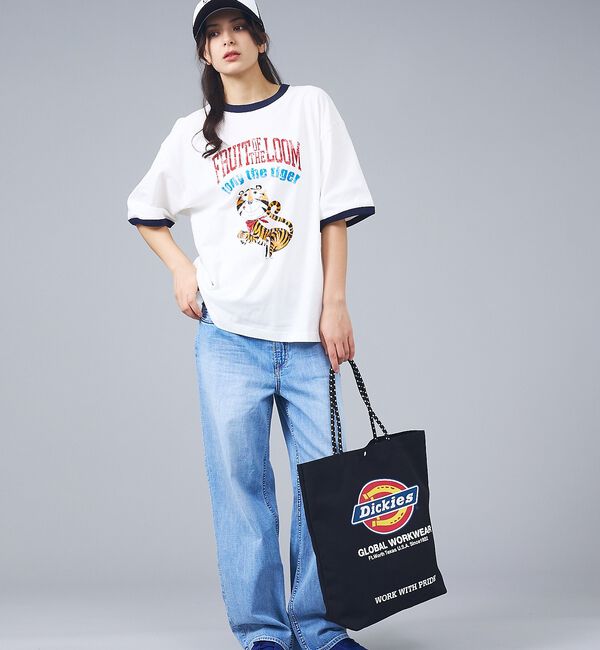 ABAHOUSE「【DICKIES/ディッキーズ】LOGO PRINT ROPE TOTE BAG」|トートバッグ|