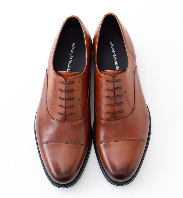 alfredoBANNISTER「【定番】グッドイヤーウェルト 内羽根 ストレートチップシューズ」|ビジネス・ドレスシューズ|