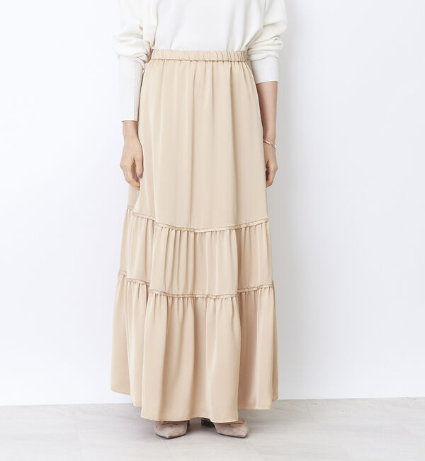 Rouge vif「切り替えギャザースカート」|スカート|