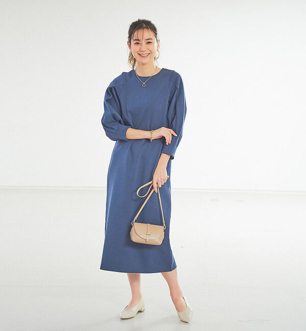 Rouge vif「ボリュームスリーブダンボールワンピース」|ワンピース|