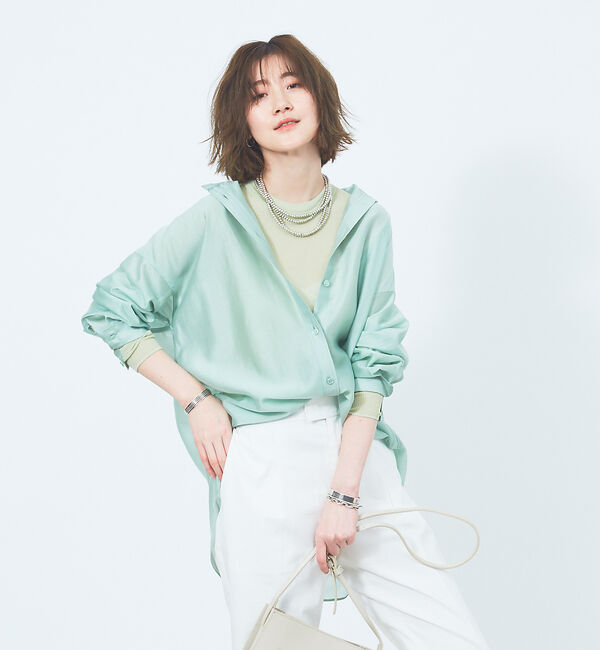 Rouge vif「透けリブニット」|ニット・セーター|