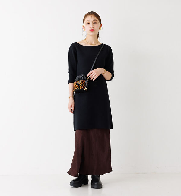 Rouge vif「ニットミニワンピース」|ワンピース|