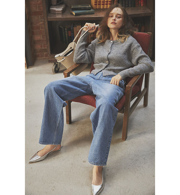 Rouge vif「【BRENTELLA/ブレンテッラ】CLARA バックスリングフラットミュール」|パンプス|