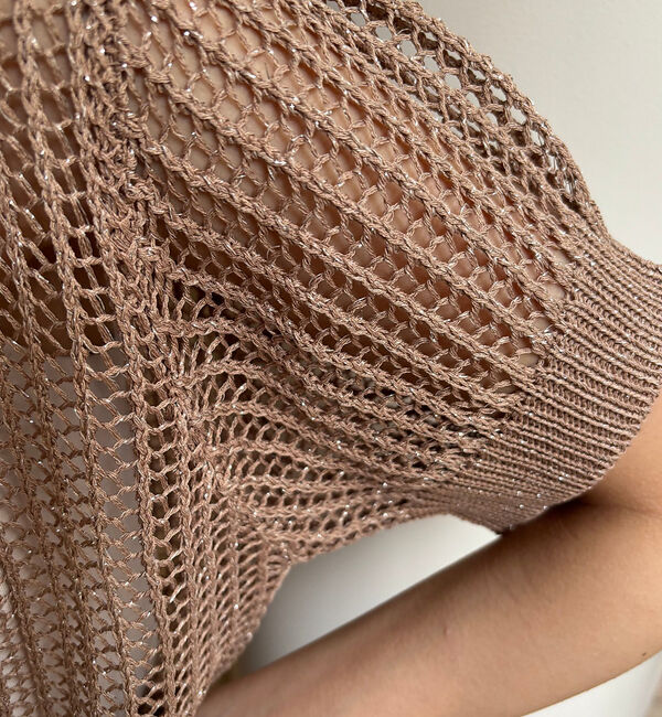 Rouge vif「【一部店舗限定】メッシュニットポロシャツ」|ニット・セーター|