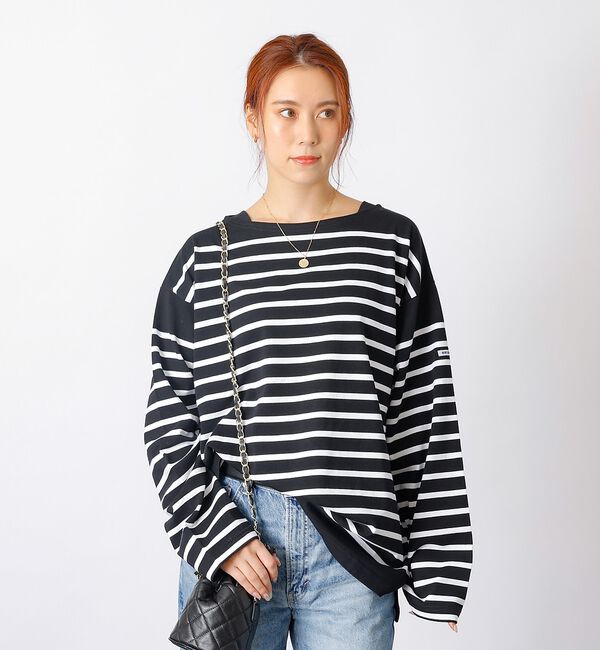 Rouge vif「【MONT KEMMEL/モン ケメル】バスクシャツ / ボーダーロングスリーブ」|Tシャツ・カットソー|