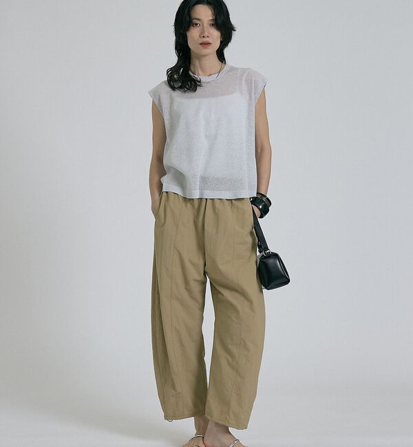 qualite「【前後着用可能！】ラメ2WAYニット【予約】」|ベスト・ジレ|