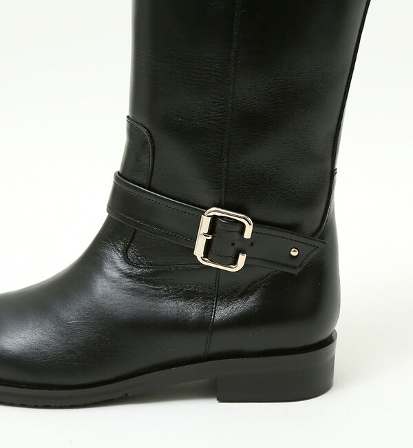 AU BANNISTER「【スノーソール】バックルベルトロングブーツ」|ショートブーツ|