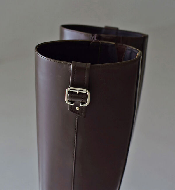 AU BANNISTER「【スノーソール】バックルベルトロングブーツ」|ショートブーツ|