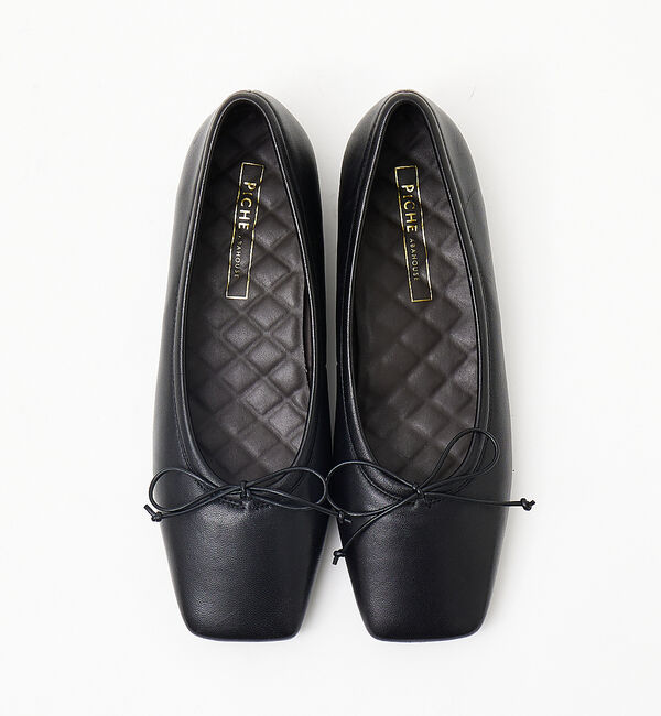 AU BANNISTER「【最高バレエ】スクエアトゥ バレエシューズ」|バレエシューズ|